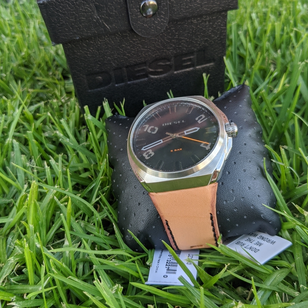 Diesel Stigg Summer tan leather watch - Picture 2 of 7